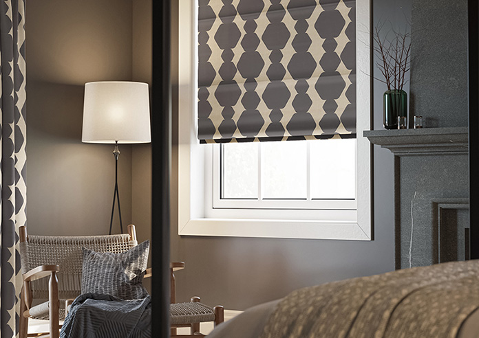 Construct, Warm Black - Roman Blind - Image 5
